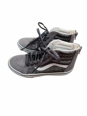 Vans Sk8-Hi Zip glitter gunmetal